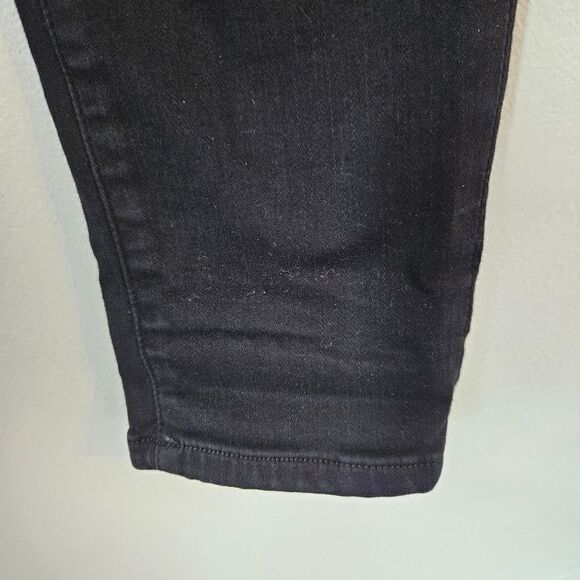 Agolde Sophie Distressed High Rise Skinny Jeans In Moonstruck Black 28 - Picture 10 of 15